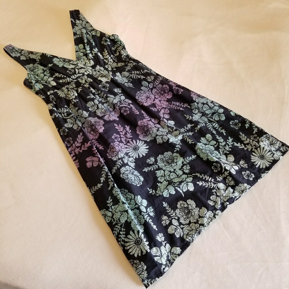 Sonoma Floral Print Dress Multicolor Size S